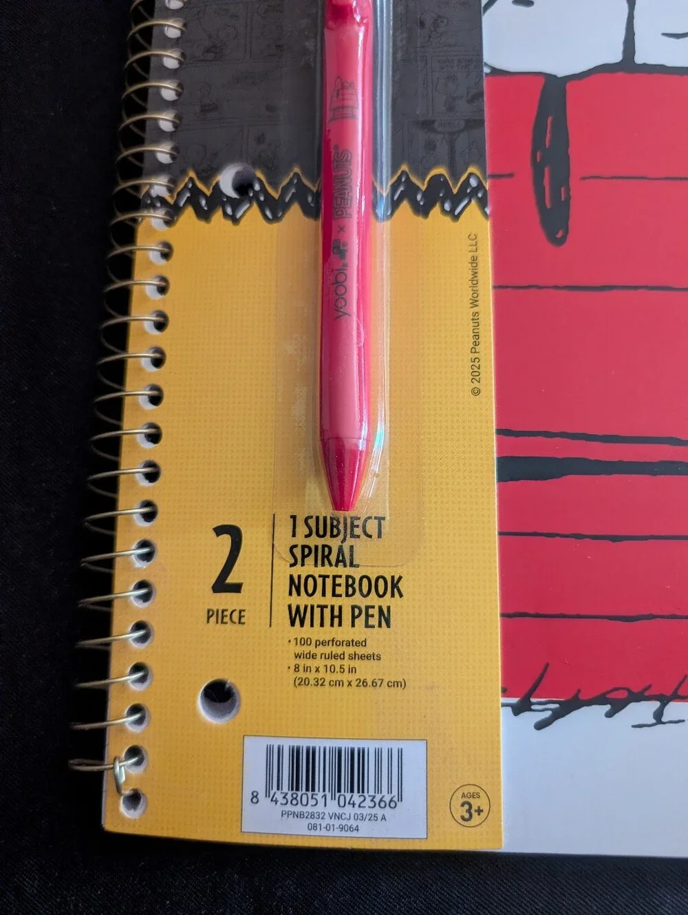 Yoobi X Peanuts Notebook And Pen Set. Bundle With My Other Peanuts Items!